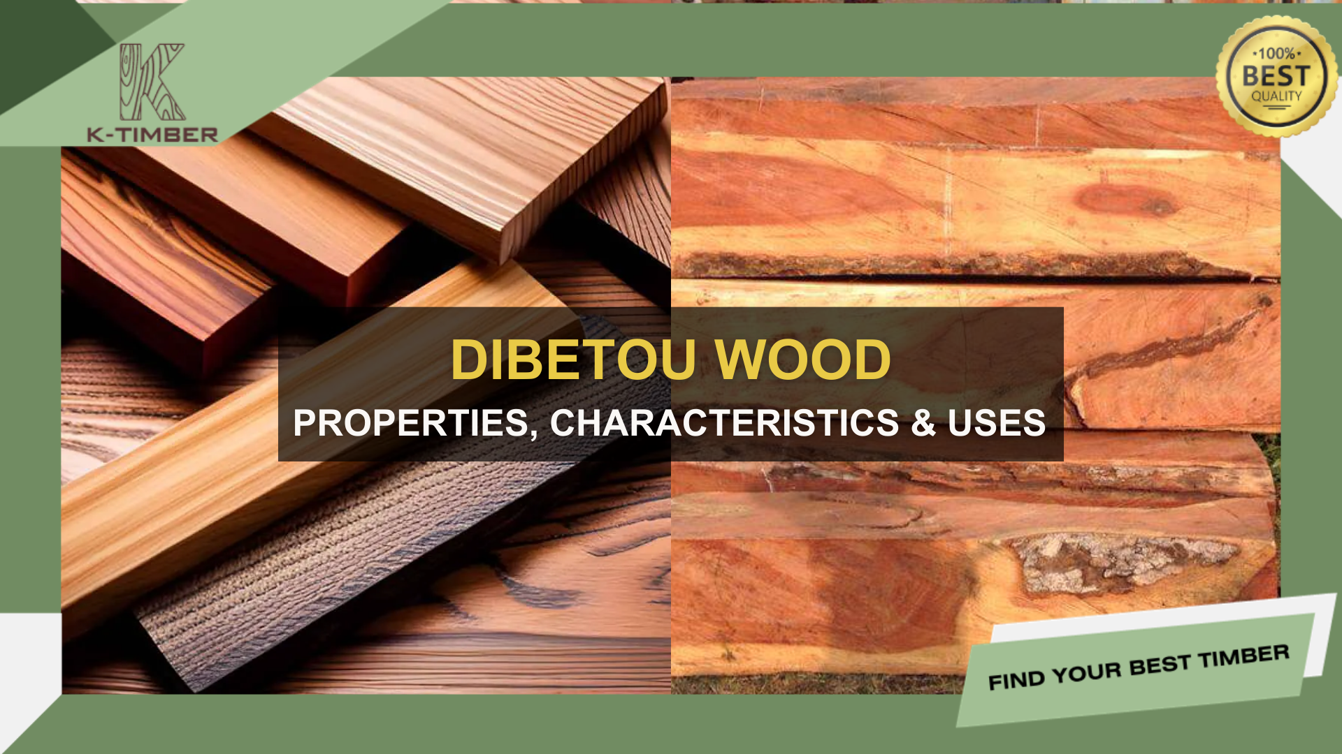 DIBETOU wood properties, characteristics & uses